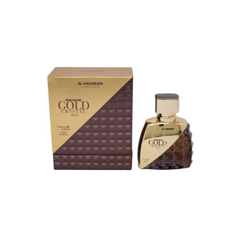 AL HARAMAIN MEN GOLD CRISTAL OUDH 3.3 OZ EXTRAIT DE PARFUM / 6291106813524