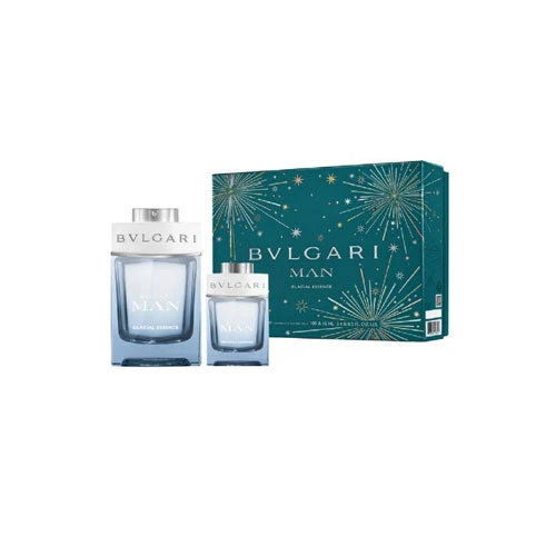 SET BVLGARI MAN GLACIAL ESSENCE ( 2 PC ) 3.4 OZ EDP SP / 0.50 OZ EDP SP / 783320421143