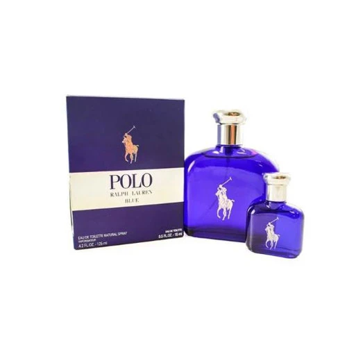 SET RALPH LAUREN POLO BLUE MEN 2 PCS 4.2 OZ. EDT / 15 ML / 3660732058129