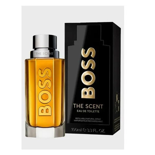 HUGO BOSS THE SCENT MEN 3.4 OZ EDT SP REFILLABLE / 3616305040480