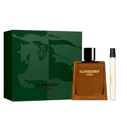 SET BURBERRY HERO MEN ( 2 PC )3.3 OZ EDP SP \0.34 OZ EDP SP / 3616305277046