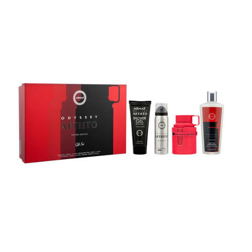 SET ARMAF ODYSSEY ARTISTO MEN (4 PC )3.4 OZ EDP SP \ 3.4 OZ BL\1.7 OZ BS\ SHAMPOO 8.45 OZ / 6295199809280