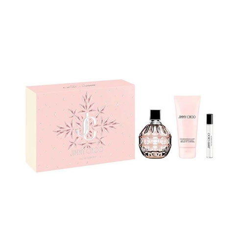 SET JIMMY CHOO WOMEN ( 3 PC )3.3 OZ EDP SP \ 0.25 OZ EDP SP \ 3.3 OZ BL / 3386460157506