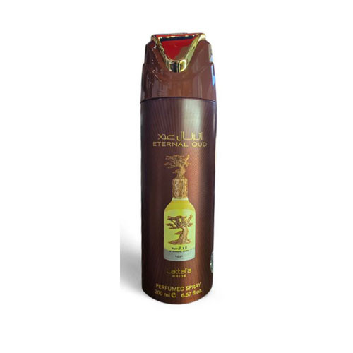 BODY SPRAY LATTAFA PRIDE ETERNAL OUD UNISEX 6.7 OZ  / 6298043161329