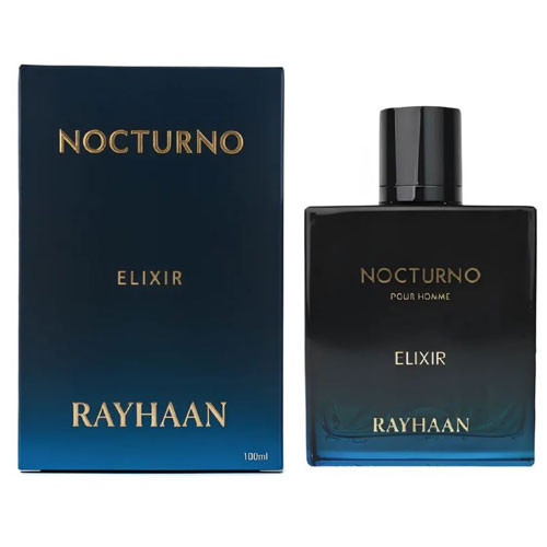 RAYHAAN NOCTURNO ELIXIR MEN 3.4 OZ EDP SP / 6297001571026