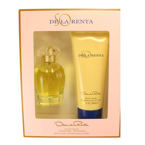 SET OSCAR DE LA RENTA SO WOMEN  ( 2 PC )3.4 OZ.EDT SP /4.2 OZ FRAGANCE MIST / 85715592569