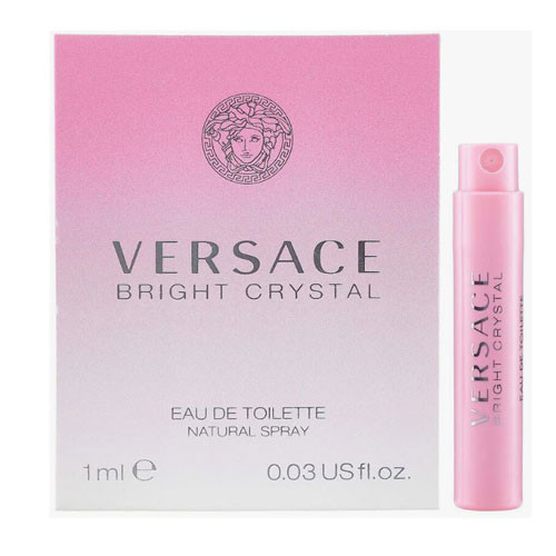 VIAL VERSACE BRIGHT CRYSTAL WOMEN 0.03 OZ EDT SP / 8011003809783