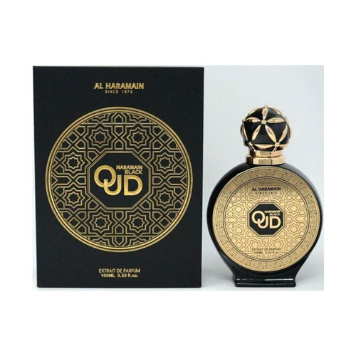 AL HARAMAIN BLACK OUD EXTRAIT DE PARFUM SP MEN 3.3 OZ / 6291106813678
