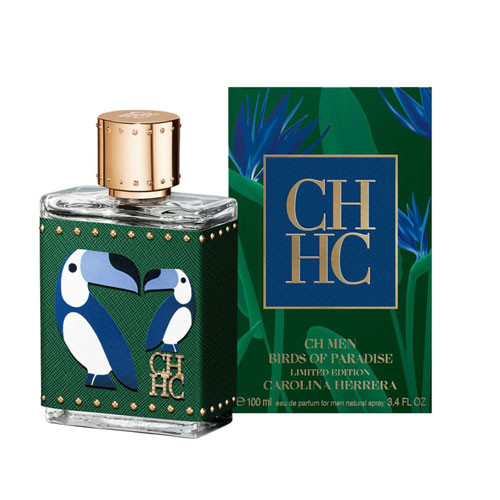 CAROLINA HERRERA CH BIRDS OF PARADISE LIMITED EDITION MEN 3.4 OZ EDP SP / 8411061085523