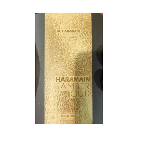 VIAL ALHARAMAIN AMBER OUD GOLD EXTRAIT DE PERFUM  999  DUBAI EDITION 0.02 OZ / 1480