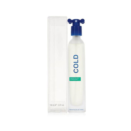BENETTON COLD MEN 3.4 OZ EDT SP CLEAR BOX / 715387003017