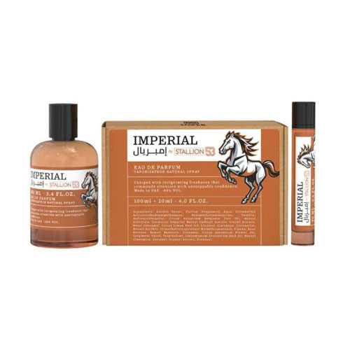 SET EMPER IMPERIAL BY STALLION 53 UNISEX ( 2 PC ) 3.4 OZ EDP SP /0.68 OZ EDP SP / 6294021909648