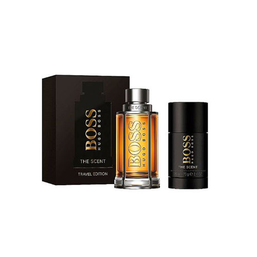 SET HUGO BOSS THE SCENT MEN (2 PC ) 3.3 OZ EDT SP  / 2.4 OZ DEO STICK / 3616304957758