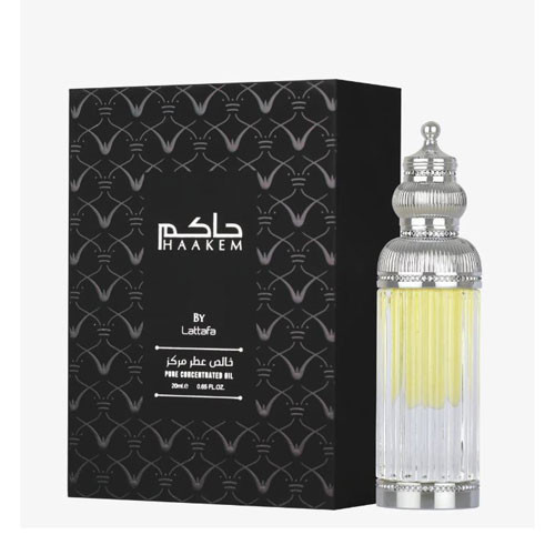 LATTAFA HAAKEM UNISEX PERFUME OIL 0.7 OZ EDP SP / 6290360599663