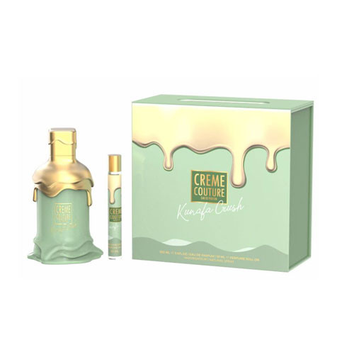 LECHAMEAU CREME COUTURE KUNAFA CRUSH WOMEN 3.4 OZ EDP SP+0.33 OZ ROLL ON / 6294021906906