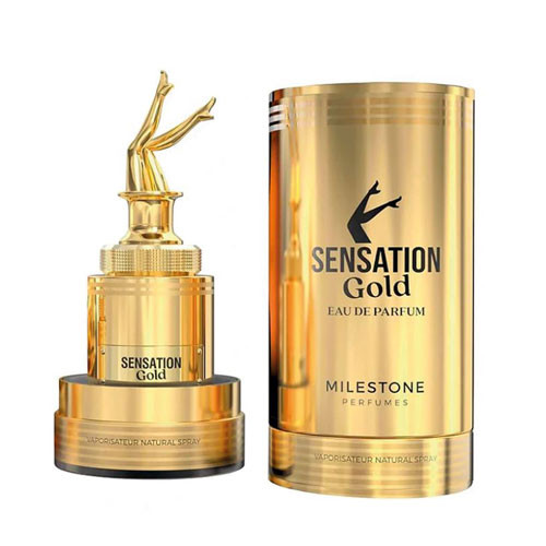 MILESTONE SENSATION GOLD WOMEN 3.4 OZ EDP SP / 6294021900027