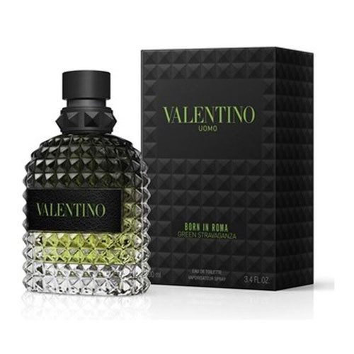 VALENTINO BORN IN ROMA GREEN STRAVAGANZA MEN 3.4 OZ EDT SP / 3614274024807