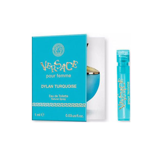 VIAL VERSACE DYLAN TURQUOISEE WOMEN  0.03 OZ EDT SP  / 8011003861705