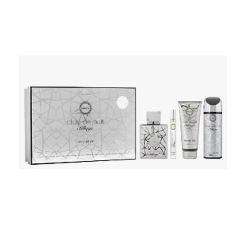 SET ARMAF CLUB DE NUIT SILLAGE MEN (4 PC )3.4 OZ EDP SP / 0.34 OZ TRAVEL / 3.4 OZ SG /6.8 OZ BODY SPRAY / 6295199814857