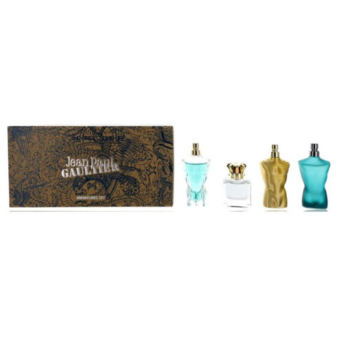 MINI SET JEAN PAUL GAULTIER MEN (4 PC )  X 0.24 OZ  EDT SP  / 8435415092760