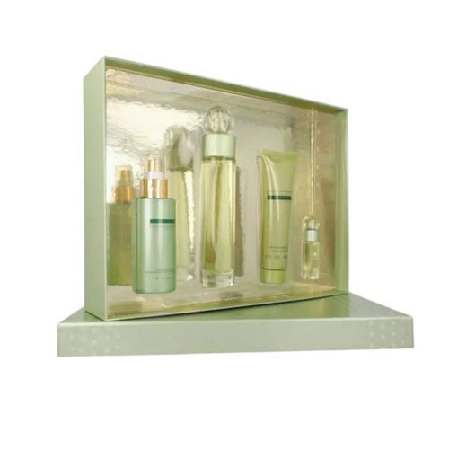 SET PERRY ELLIS RESERVE WOMEN (4PC) 3.4 OZ EDP / 4.2 OZ MIST / 3.0 OZ SG /  MINI / 844061017184
