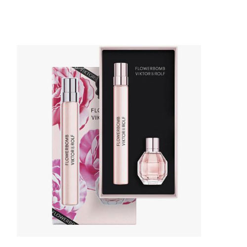 MINI SET VIKTOR & ROLF FLOWERBOMB WOMEN ( 2 PC )0.34 OZ EDP SP  / 0.24 OZ EDP SP / 3614274417685