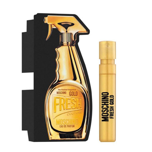 VIAL MOSCHINO FRESH GOLD COUTURE WOMEN 0.03 OZ EDP SP / 8011003842582