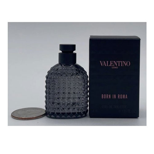MINI VALENTINO UOMO BORN IN ROMA MEN 0.13 OZ EDT SP / 3614273700573