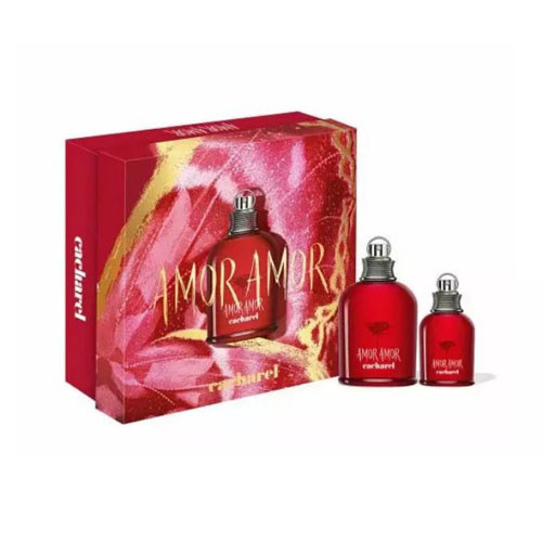 SET CACHAREL AMOR AMOR WOMEN( 2 PC ) 3.4 OZ EDT SP / 1.0 OZ EDT SP / 3614274647082