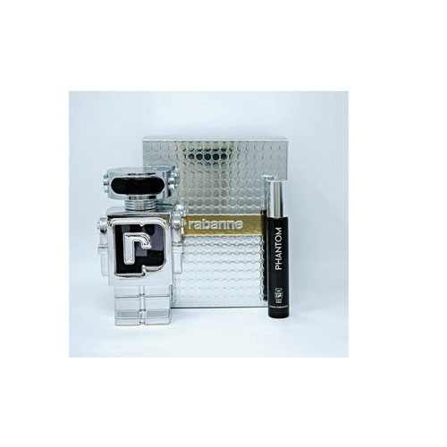 SET PACO RABANNE PHANTOM MEN ( 2 PC ) 3.4 OZ EDT SP / 0.68 OZ EDT SP  / 3349668628711