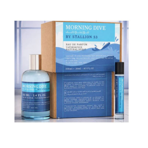 SET EMPER  MORNING LIVE BY STALLION 53 UNISEX 3.4 OZ EDP SP /0.68 OZ EDP SP / 6294021908986