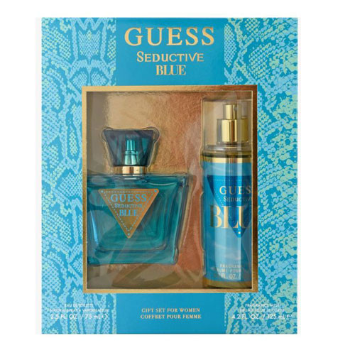 SET GUESS SEDUCTIVE BLUE WOMEN ( 2 PC )2.5 OZ EDT SP /4.2 OZ FRAGRANCE MIST / 85715329738