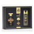 SET LATTAFA  AL QIAM GOLD UNISEX ( 3 PC ) 3.4 EDP / 0.68 EDP / PERFUMED SPRAY 6.7 OZ  / 6290362346562