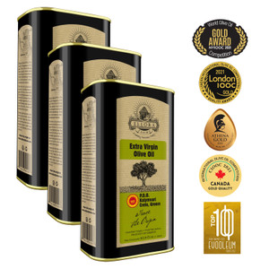 Ellora Farms Single Estate International Award Winning Extra Virgin Greek Olive Oil 3 pack Ellora Farms Single Estate International Award Winning Extra Virgin Greek Olive Oil 3 pack