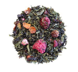 ORGANIC POMEGRANATE GREEN TEA | Green & Black Tea with Bits of Fruit | Wellness Tea Collection | 2 oz. Jar ORGANIC POMEGRANATE GREEN TEA | Green & Black Tea with Bits of Fruit | Wellness Tea Collection | 2 oz. Jar