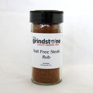 Salt Free Steak Rub, 2.7 oz. In Glass Bottle, Non GMO Salt Free Steak Rub, 2.7 oz. In Glass Bottle, Non GMO