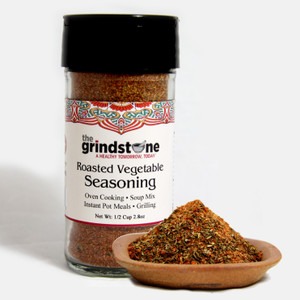 Roasted Vegetable Seasoning, Glass Bottle with Sifter, 2.8 oz. Roasted Vegetable Seasoning, Glass Bottle with Sifter, 2.8 oz.