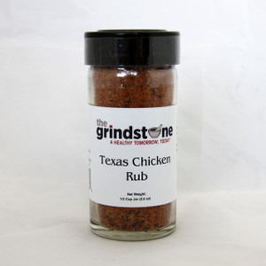 Texas Chicken Rub, 2.6 oz. In Glass Bottle, Non GMO Texas Chicken Rub, 2.6 oz. In Glass Bottle, Non GMO