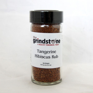 Tangerine Hibiscus Rub, 3.2 oz In Glass Bottle, Non GMO Tangerine Hibiscus Rub, 3.2 oz In Glass Bottle, Non GMO
