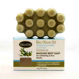 Seaweed Powder with Organic Extra Virgin Olive Oil | Massage Body & Exfoliating Soap | Made in Ancient Crete, Greece | 110 g Each Seaweed Powder with Organic Extra Virgin Olive Oil | Massage Body & Exfoliating Soap | Made in Ancient Crete, Greece | 110 g Each