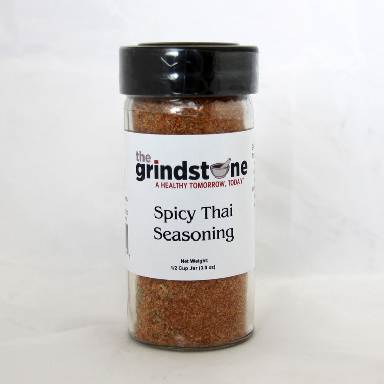 Spicy Thai Seasoning, 2.5 oz In Glass Bottle, Non GMO