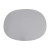 light beige Faux Leather Deco Oval Placemats Set of 2