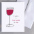 "I Want a Glass of You" Card