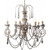 The Antiqued Crystal Drops Chandelier