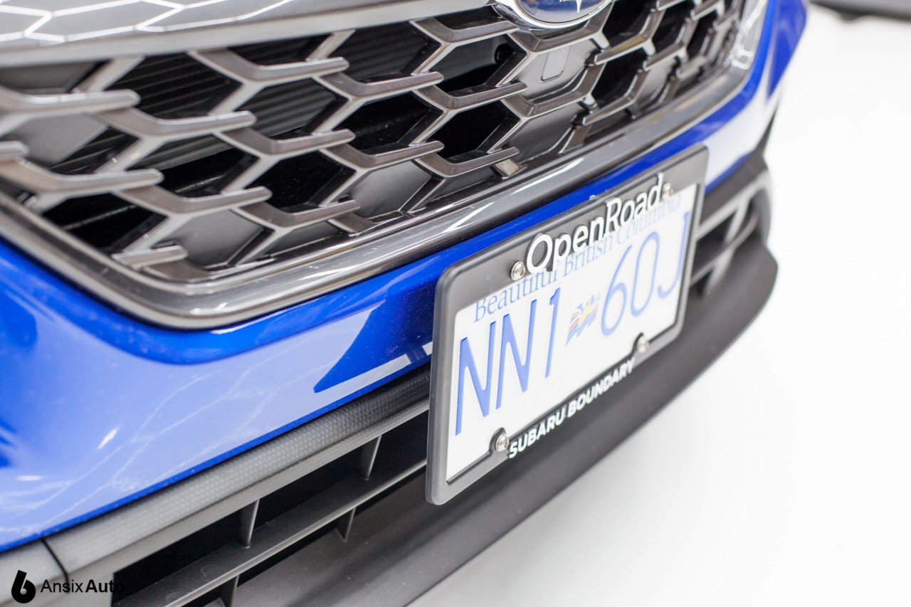 No-drill Front License Plate Relocator - Subaru WRX 2022+
