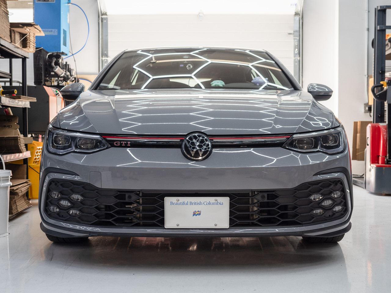 No-drill Front License Plate Relocator - VW Golf GTI 2022+