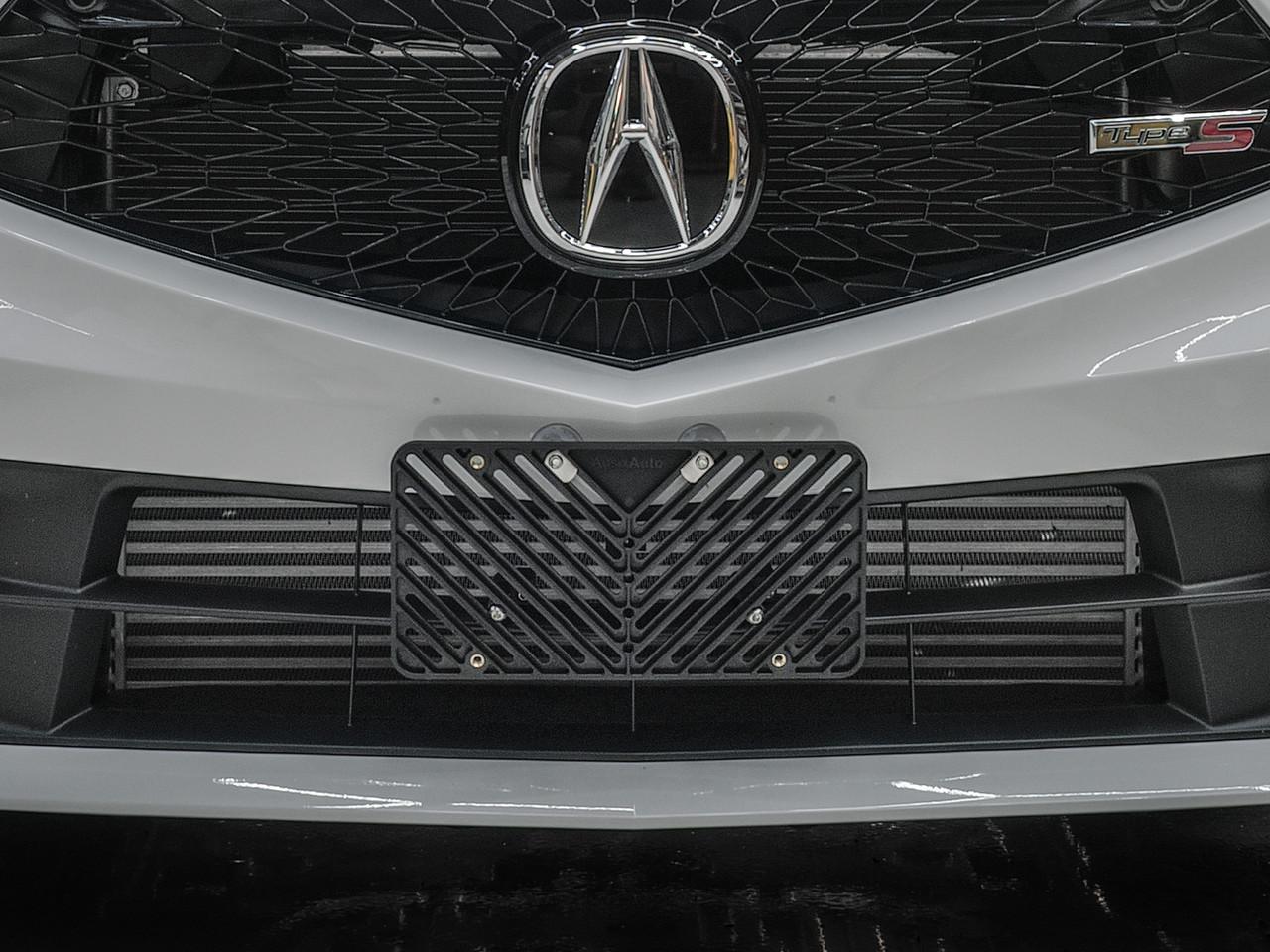 No-drill Front License Plate Relocator - Acura Integra Type S DE5