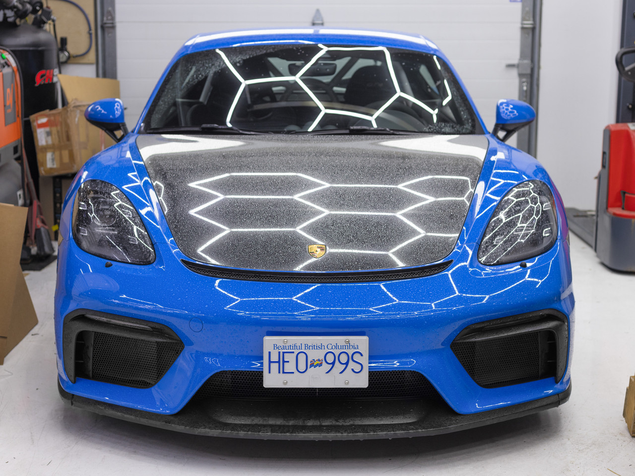 No-drill Front License Plate Bracket - Porsche Cayman 718 GT4