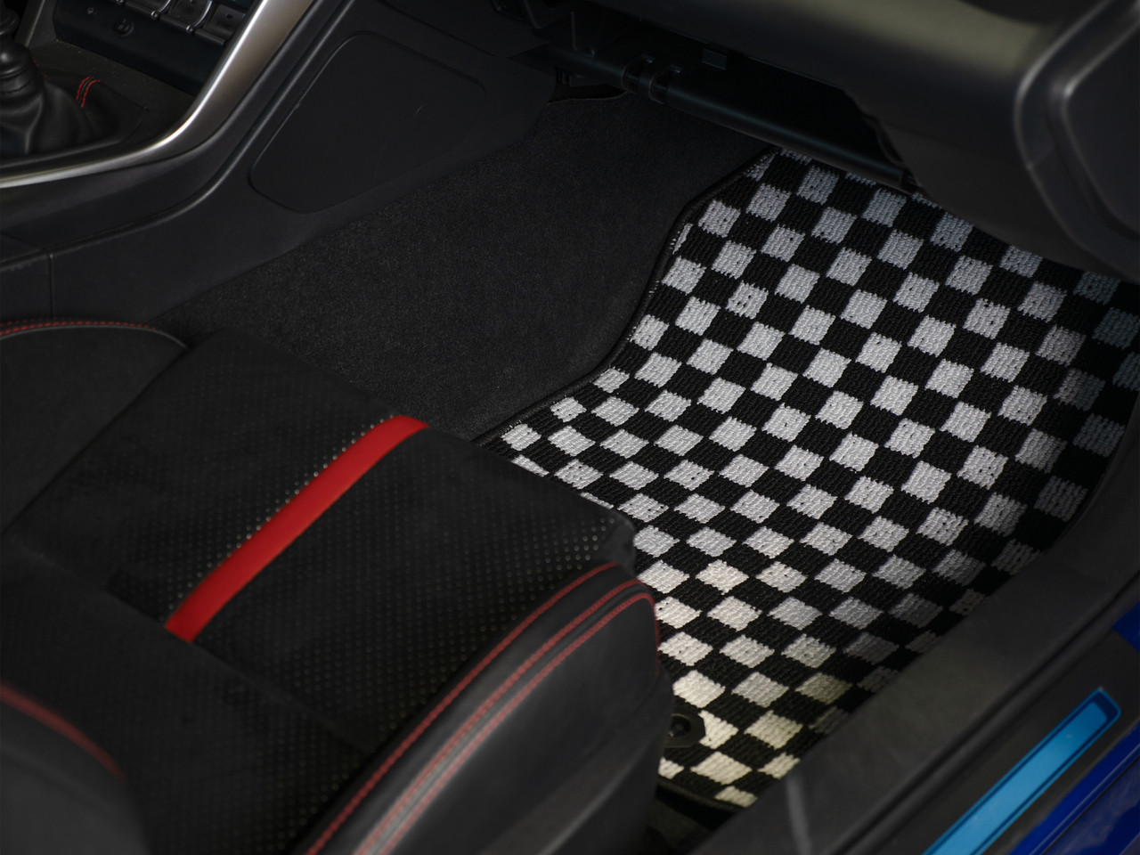 Checkered Floor Mat Set - BRZ GR86 | Ansix Auto