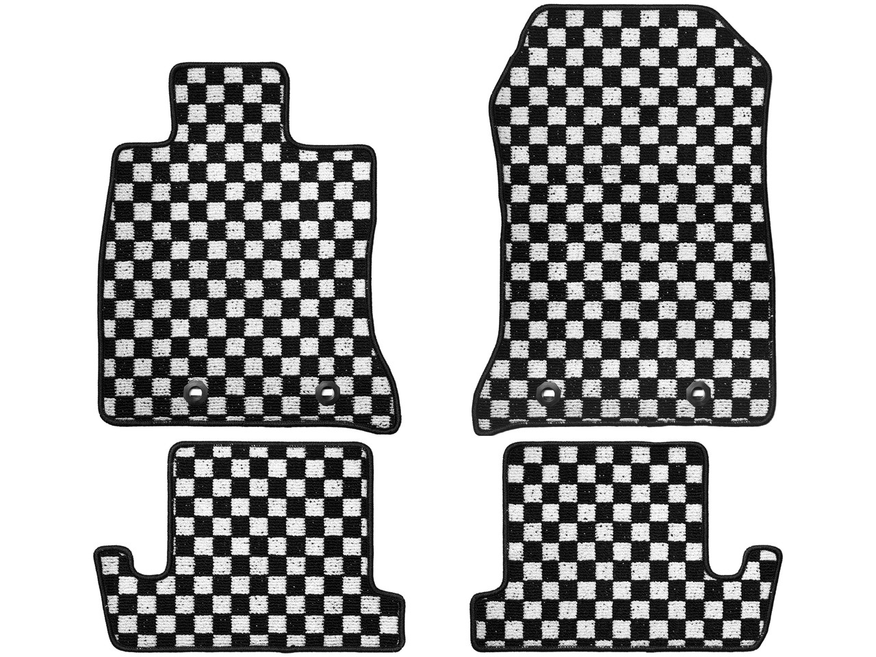 Checkered Floor Mat Set - BRZ GR86 | Ansix Auto